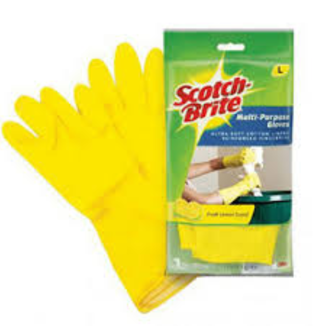 SCOTCH BRITE B/ROOM&LAUNDRY GLOVES LARGE